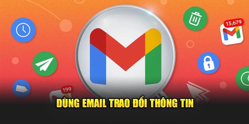 Dùng email trao đổi thông tin